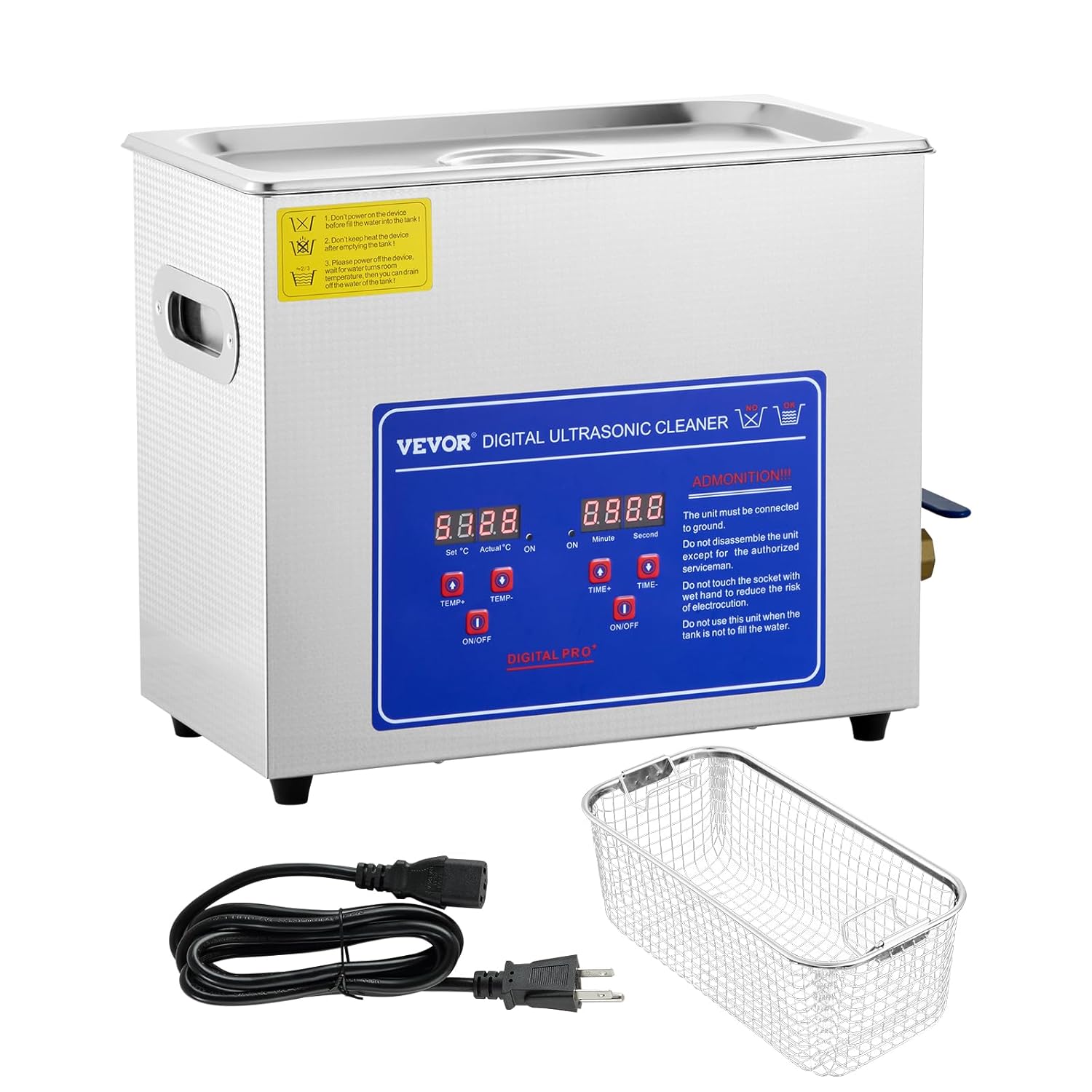 Vevor 6L Ultrasonic Cleaner