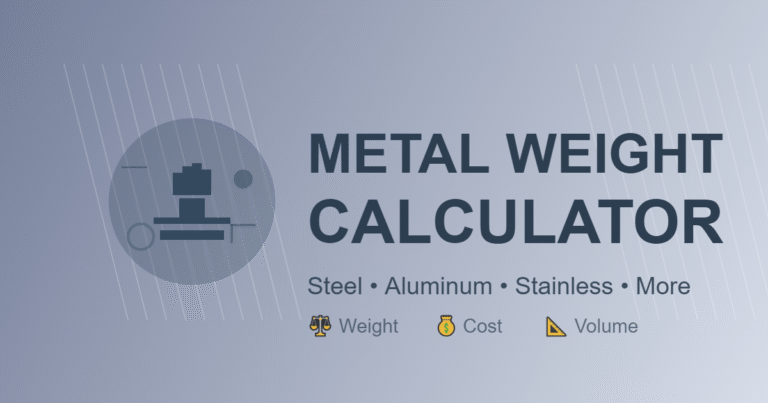 Metal Weight Calculator