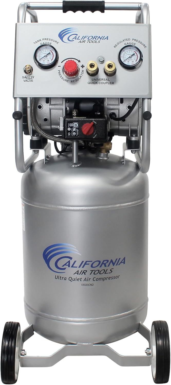 California Air Tools quiet compressor with auto drain