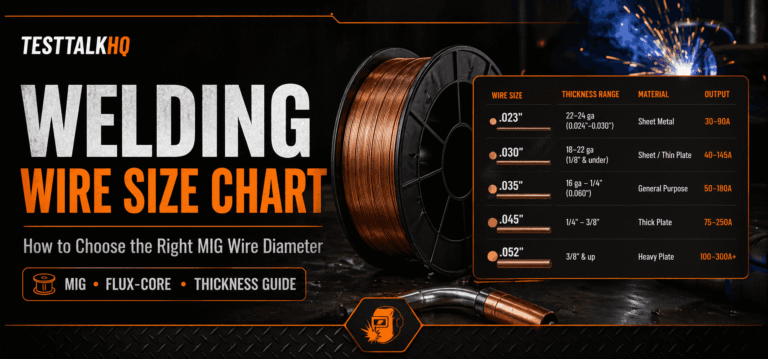 Welding Wire Size Chart Guide: How to Choose the Right MIG Wire Diameter