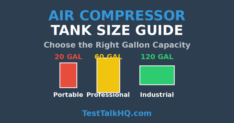 Air Compressor Tank Size Guide: How to Choose the Right Gallon Capacity