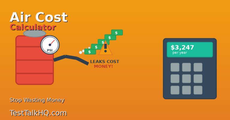 Compressed Air Cost Calculator