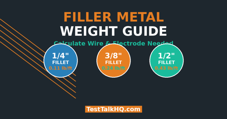 Filler Metal Weight Guide: Calculate Wire & Electrode Needed for Welding Jobs