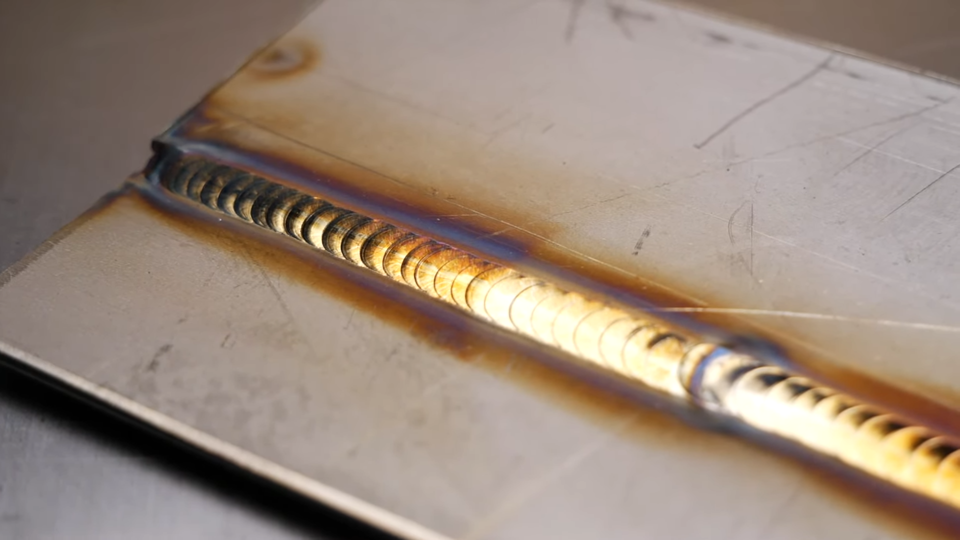 TIG welding showing tungsten electrode and precise weld control