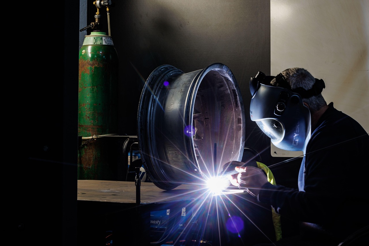TIG welding setup showing precision equipment for shop-based work