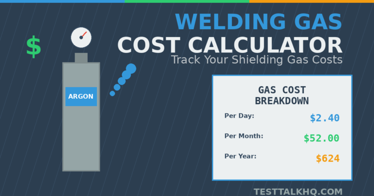 Welding Gas Cost Calculator