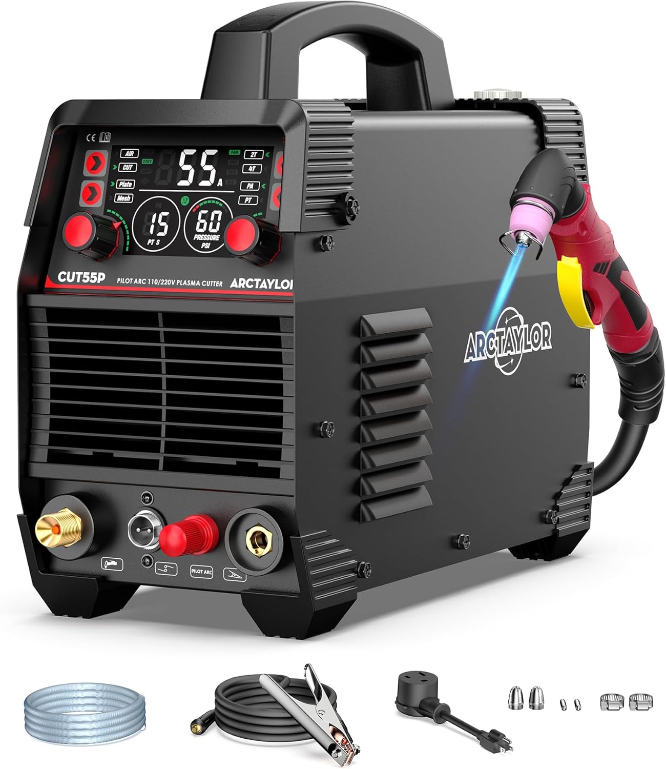 55A pilot arc plasma cutter