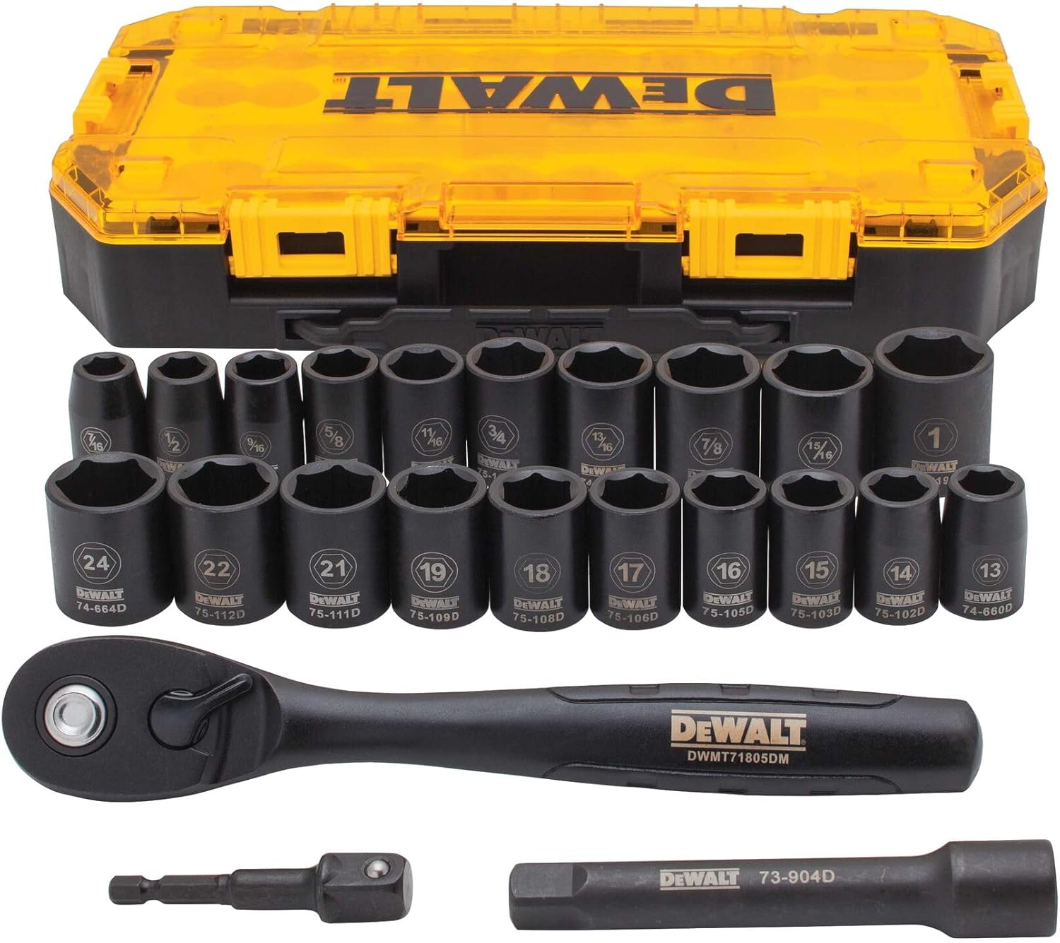 DEWALT impact socket set