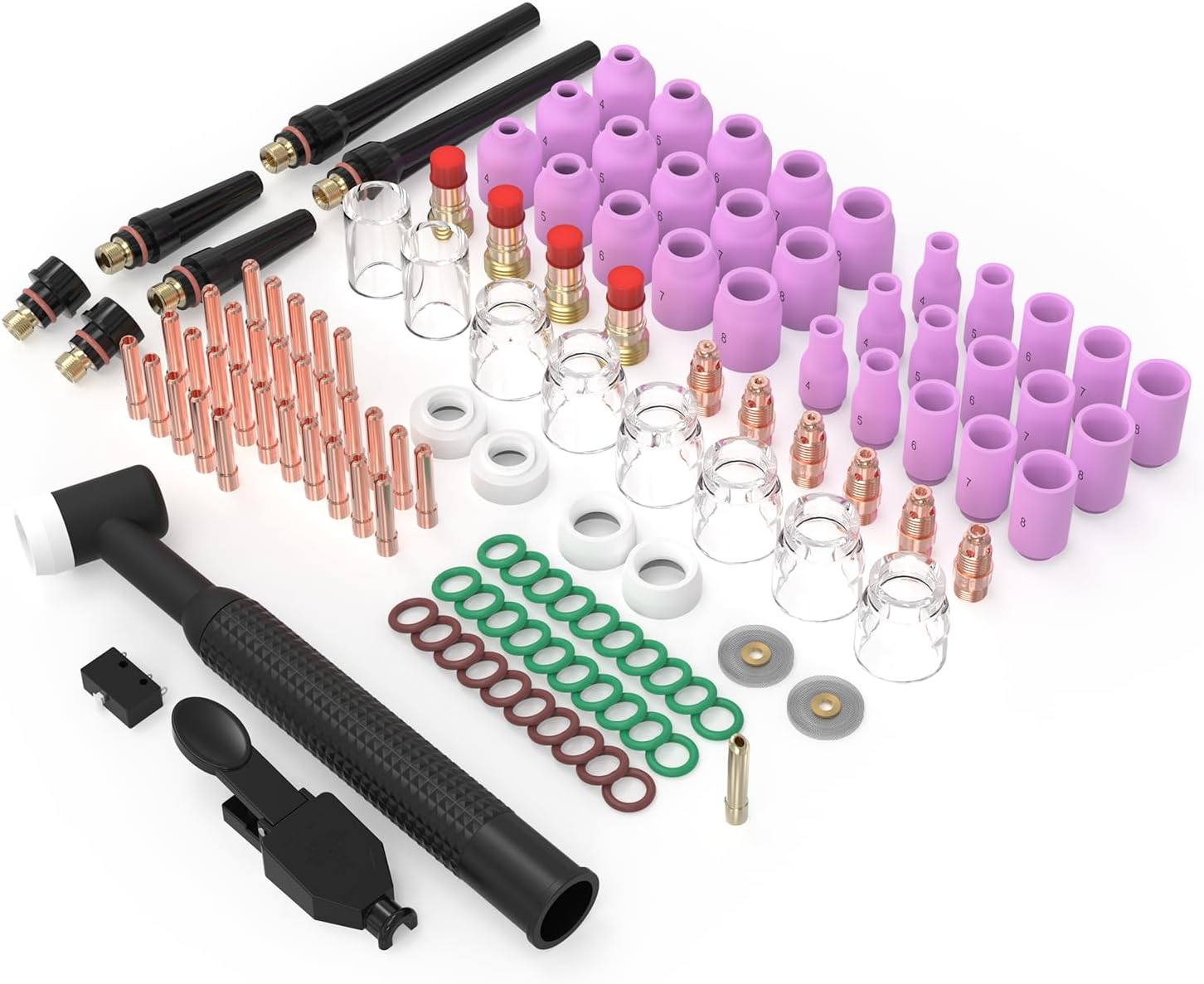 TIG torch consumables kit