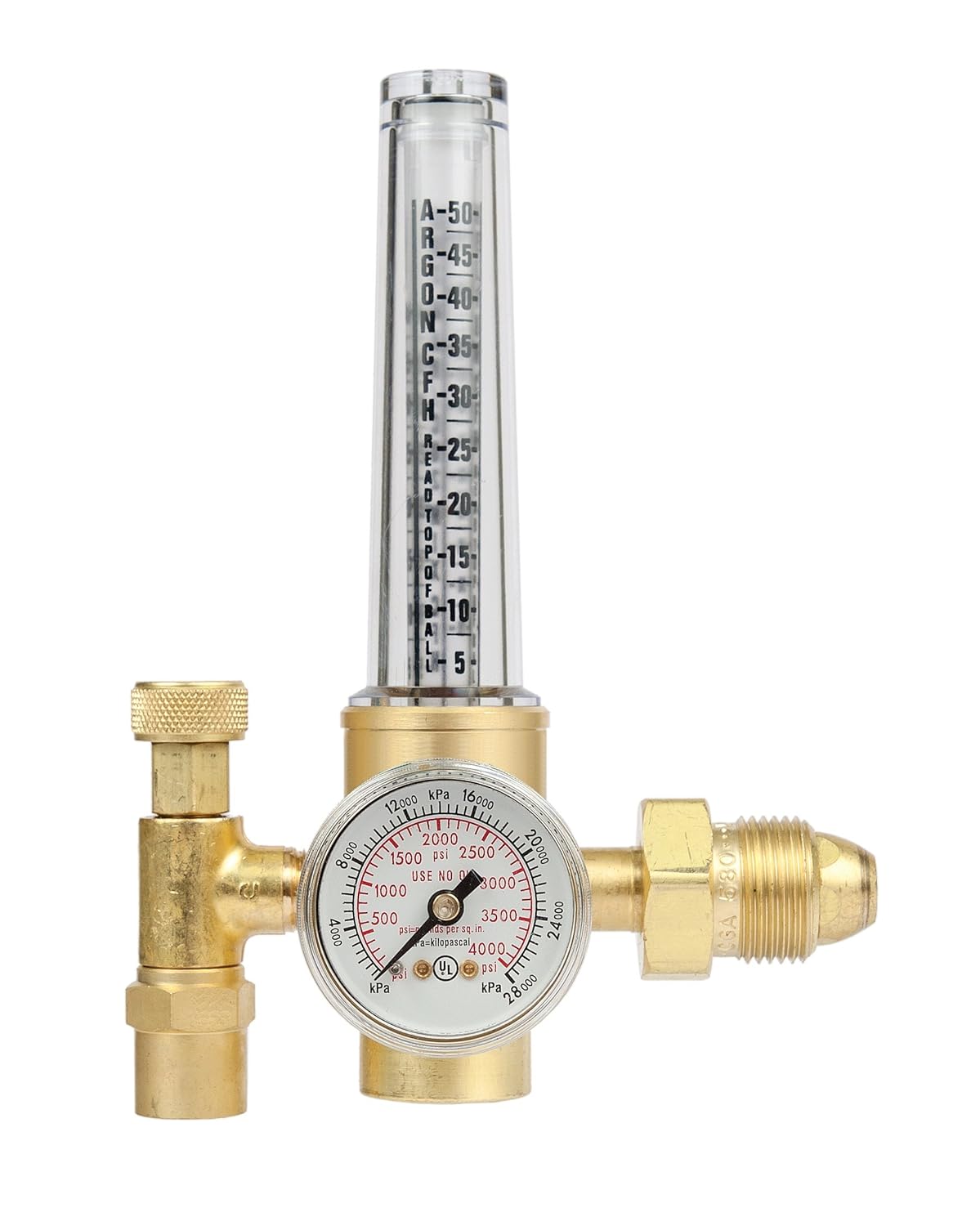 Victor regulator for welding gas