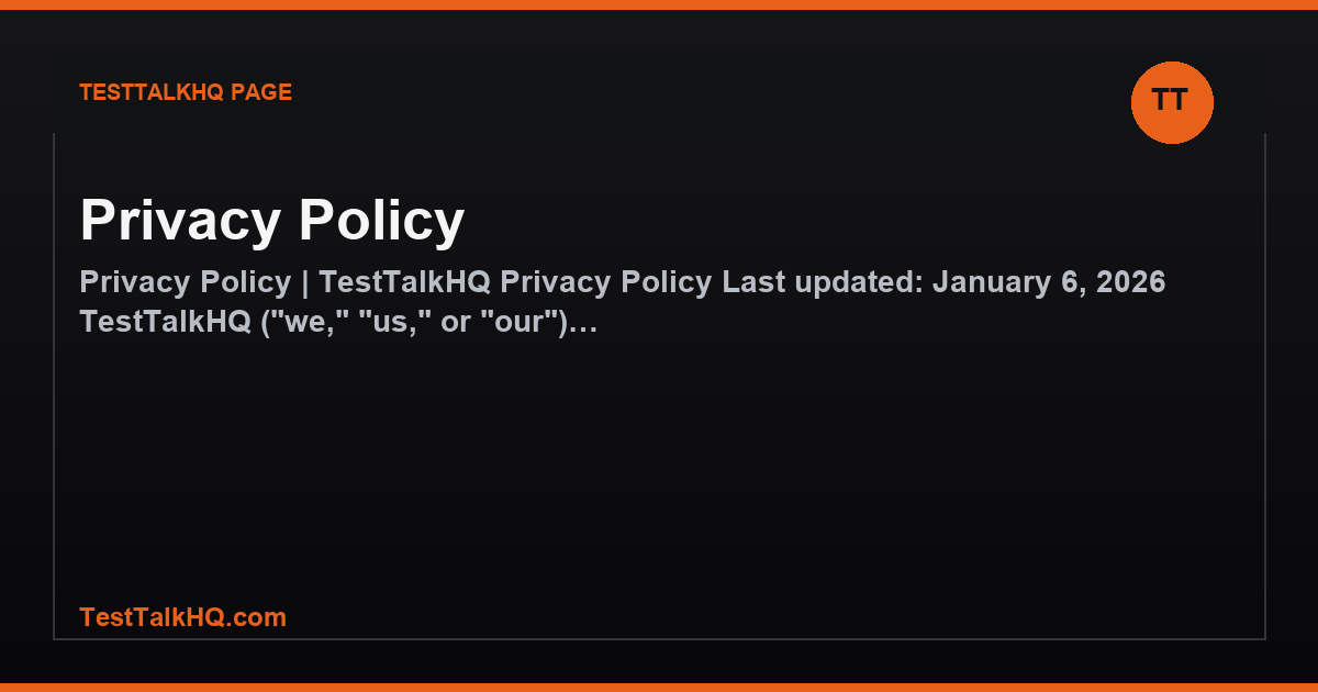 Privacy Policy featured image