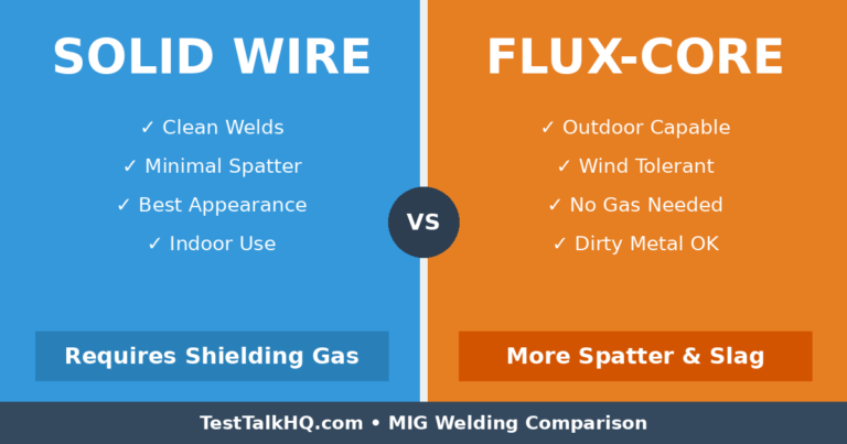 Solid Wire vs Flux-Core: Complete MIG Welding Wire Comparison Guide