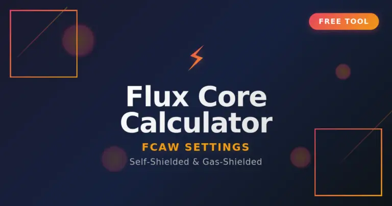 Flux Core Welding Calculator