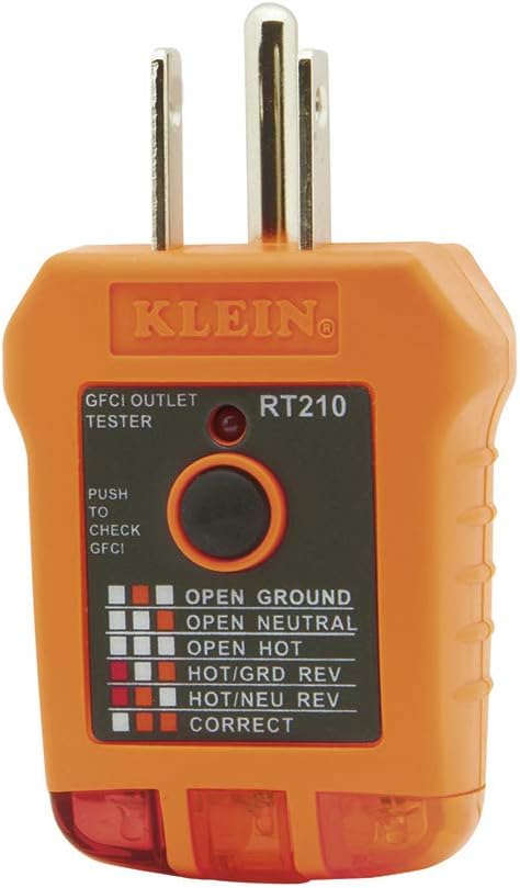Klein Tools RT210 outlet tester