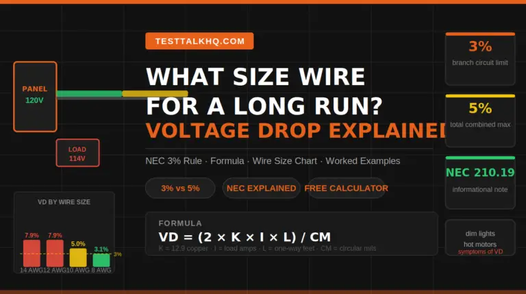 How to Calculate Voltage Drop