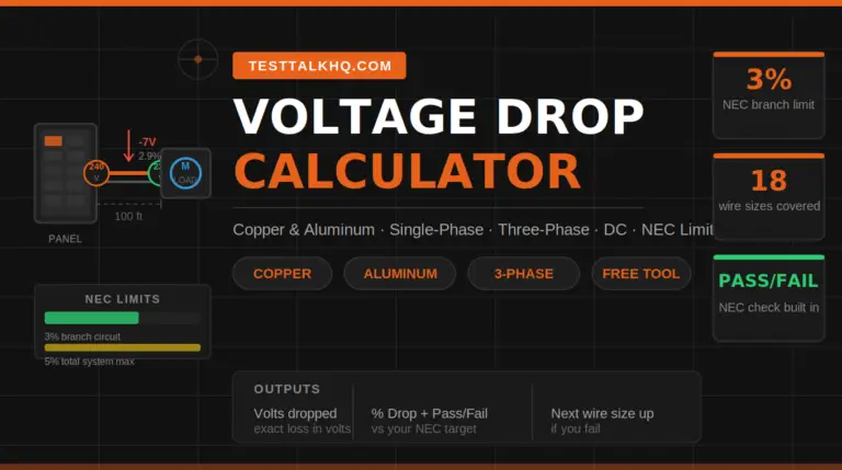 Voltage Drop Calculator