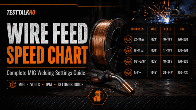 Wire Feed Speed Chart
