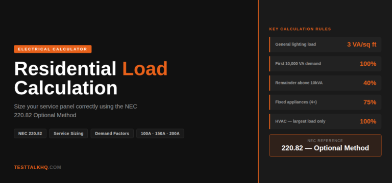 Load Calculation Calculator