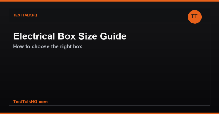 How to Choose the Right Electrical Box Size