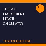 Thread Engagement Length Calculator
