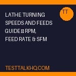 Lathe Turning Speeds and Feeds Guide — RPM, Feed Rate & SFM by Material