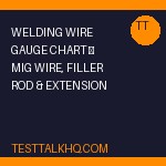 Welding Wire Gauge Chart — MIG Wire, Filler Rod & Extension Cord Size Reference