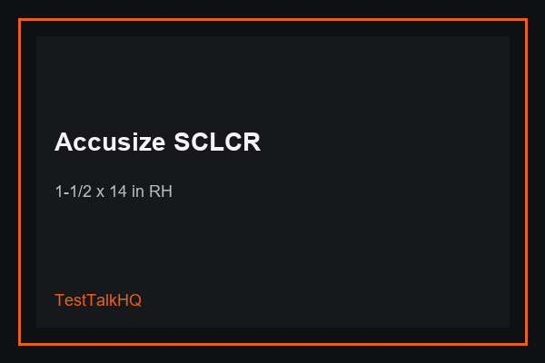 Accusize 1-1/2 by 14 inch SCLCR indexable boring bar