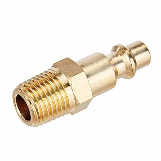 Brass quick connect air coupler and plug kit