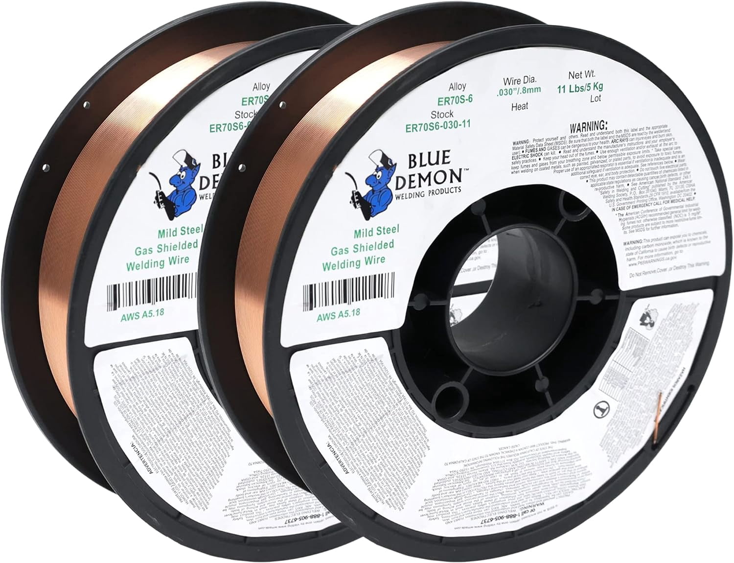 Blue Demon ER70S6 .030in 10LB MIG/GMAW Carbon Steel Welding Wire