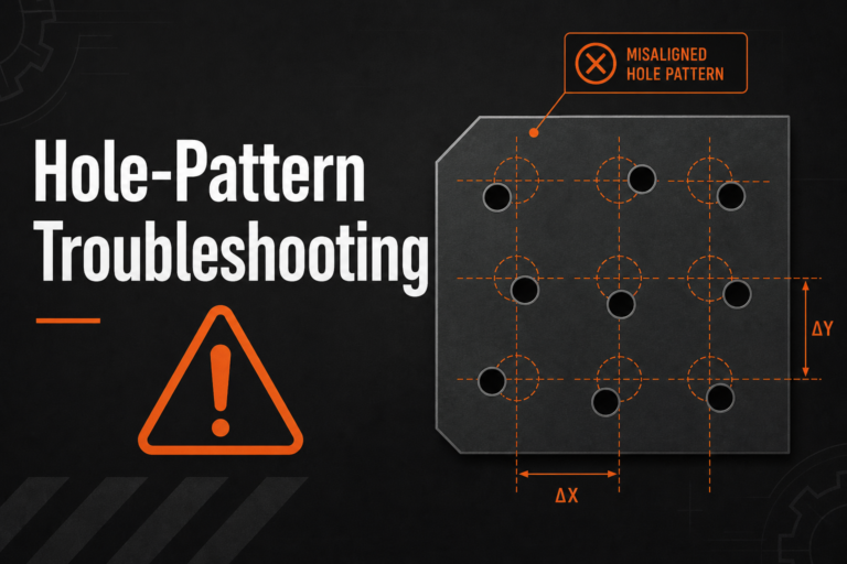 Bolt-Circle / Hole-Pattern Troubleshooting — Scale, Origin & Angle Errors
