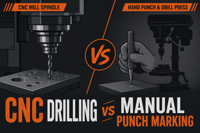 CNC Drilling vs Manual Punch Marking — Which to Use