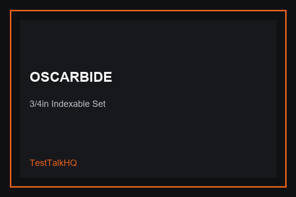 OSCARBIDE boring bar set