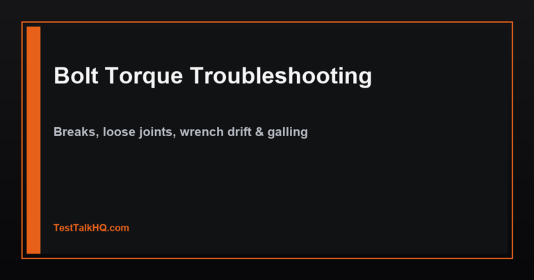 Tap Torque Troubleshooting — Tap Breakage, Stripped Threads & Material Torque Errors