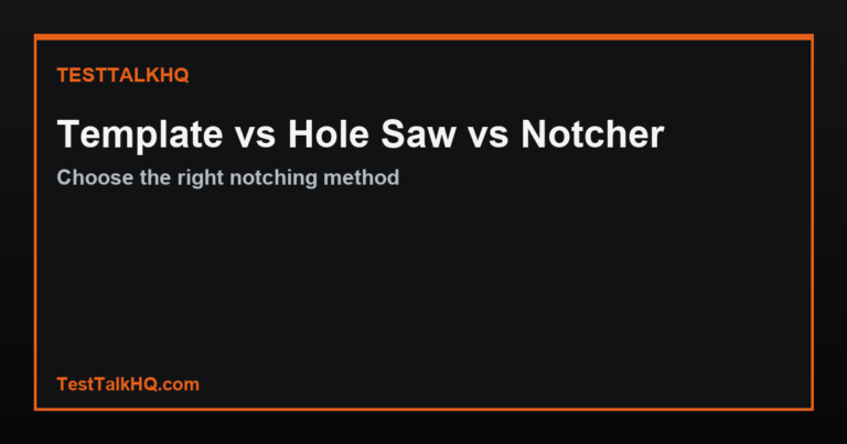 Tube Notching vs Hole Saw vs Notcher — Which to Use