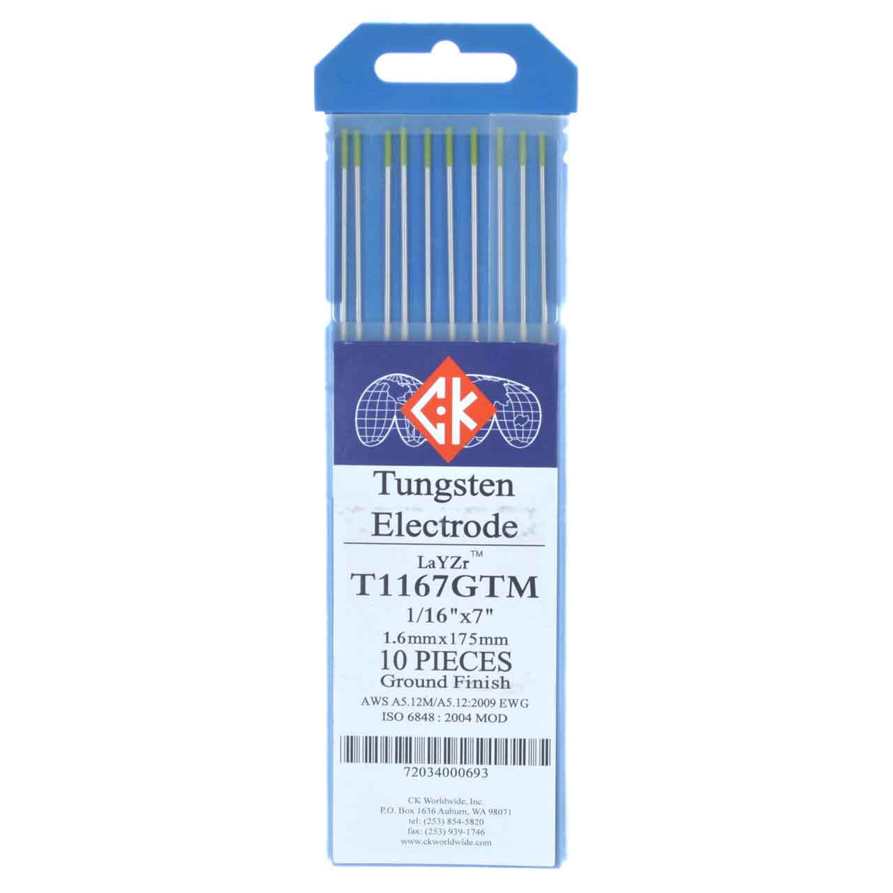 WeldingCity 2% lanthanated TIG tungsten electrodes