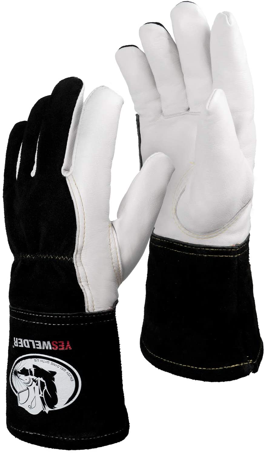 YESWELDER premium goatskin TIG welding gloves
