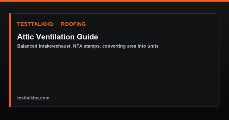Attic Ventilation Guide