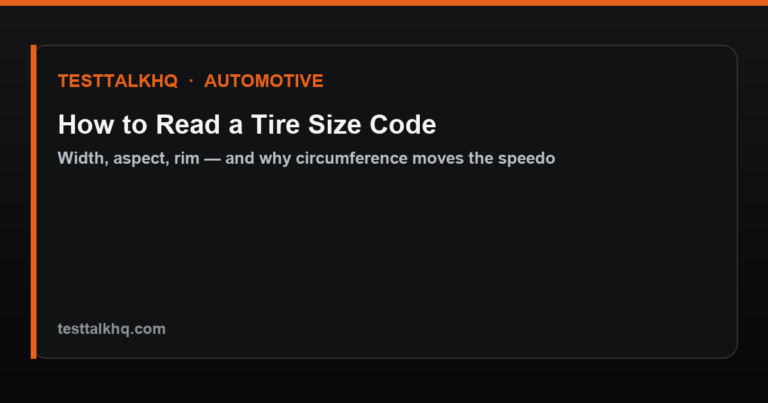 How to Read a Tire Size Code