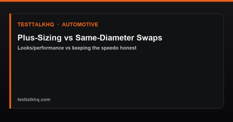 Plus-Sizing vs Same-Diameter Swaps
