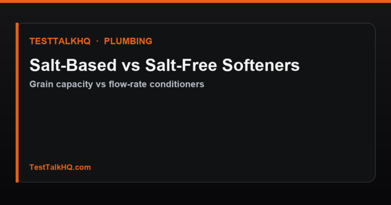 Salt-Based vs Salt-Free Water Softeners: Which to Use