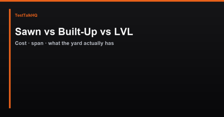 Solid Sawn vs. Built-Up vs. LVL Headers — Which to Use