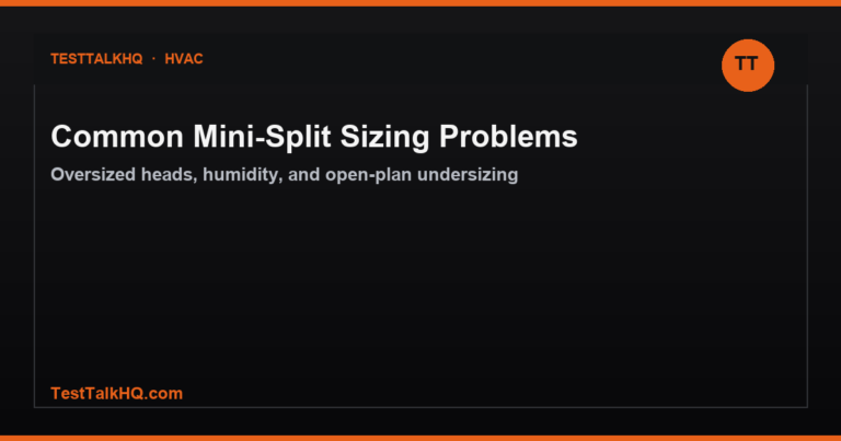 Common Mini-Split Sizing Problems and Solutions