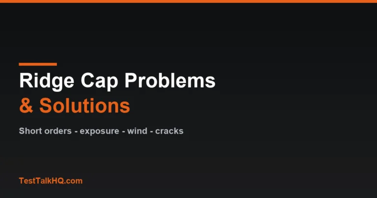 Common Ridge Cap Shingle Problems and Solutions