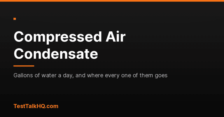 Compressed Air Condensate Calculator