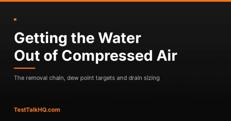 How to Get the Water Out of Compressed Air