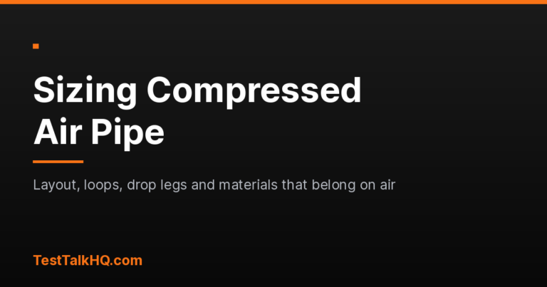 Compressed Air Pipe Sizing & Shop Layout Guide