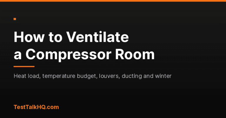 How to Ventilate an Air Compressor Room