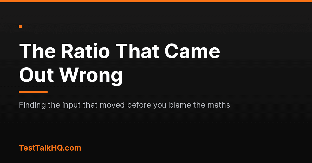The Compression Ratio That Came Out Wrong