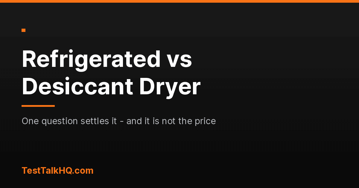 Refrigerated vs Desiccant Air Dryer: Which to Use