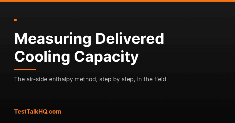 How to Measure Delivered Cooling Capacity
